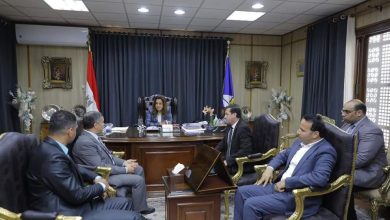 Photo of محافظ دمياط تلتقى مع نائب رئيس مجلس إدارة مجموعة شركات العربى