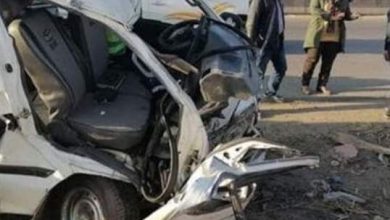 Photo of مصرعه وأصيب 13 آخرين في حادث تصادم 3 سيارات بطريق أسيوط الغريي،
