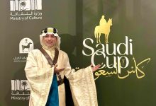 Photo of إطلالة عاطف سندي برعاية من نادي رواد الأزياء في كأس السعودية على ميدان الملك عبدالعزيز للفروسية بمدينة الرياض