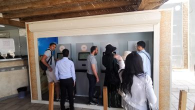 Photo of تشغيل ماكينات الخدمة الذاتية لشراء تذاكر دخول منطقة أهرامات الجيزة